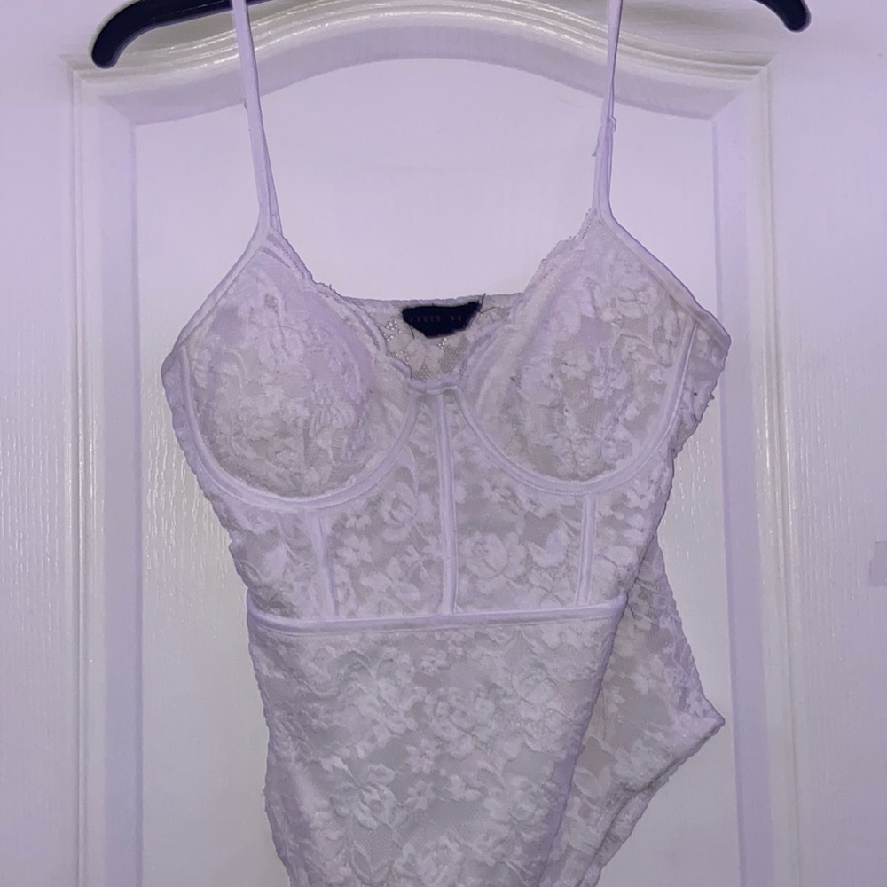 White tank top body suit